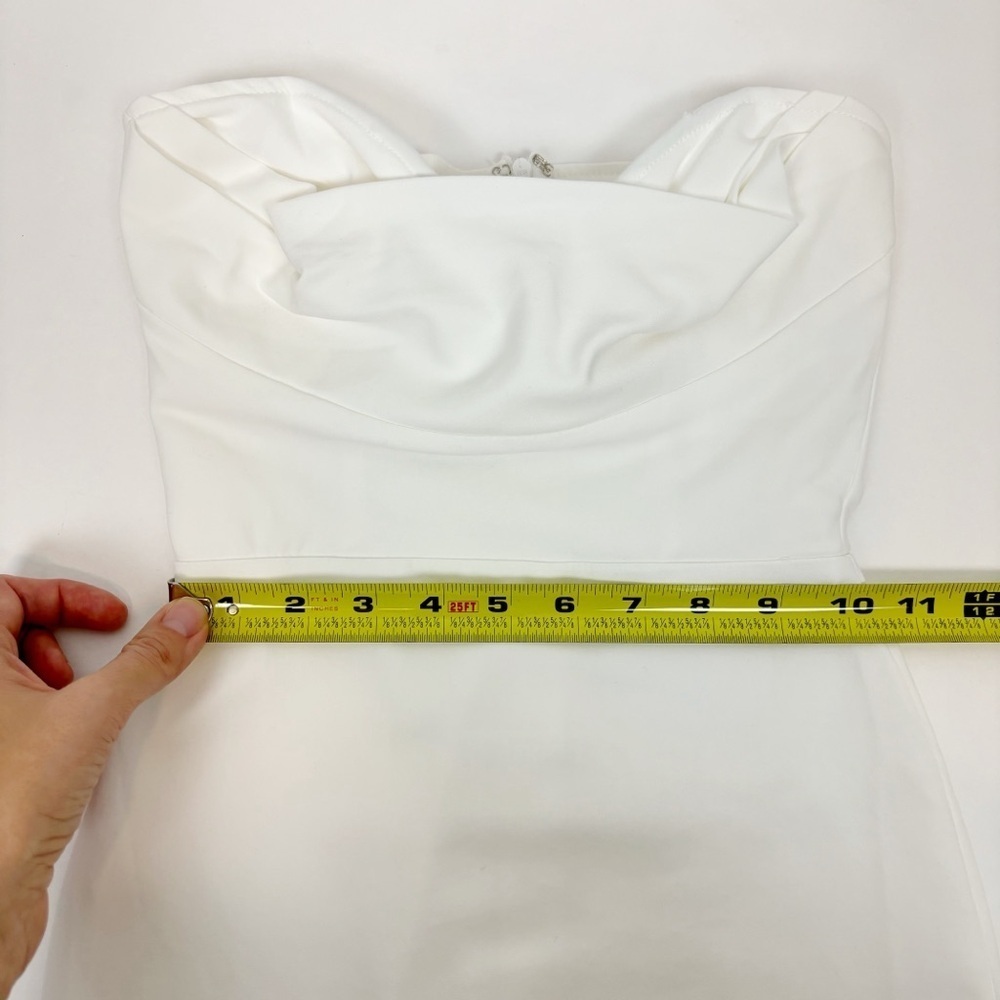 More To Come Sophia Strapless Midi Dress in White Size XXS - Picture 10 of 12